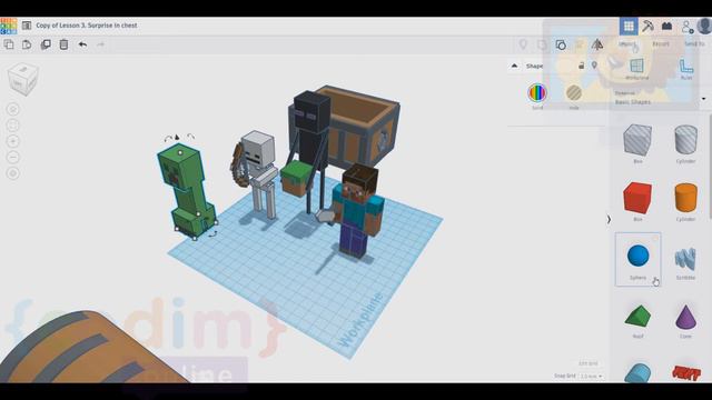 БОНУС#TINKERCAD 3D моделирование Урок 3.9 Заключение