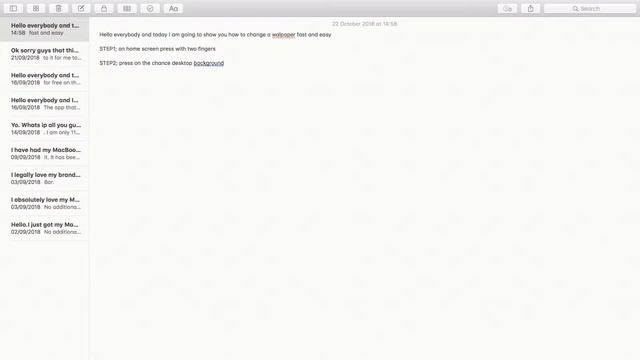 How to change wallpaper on MacBook