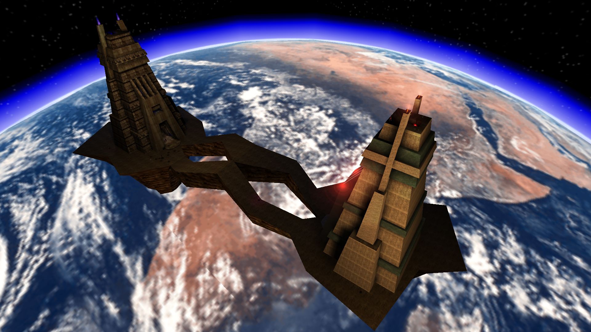 Воспоминания с нулевых.Unreal Tournament 2004 год. #2.Победил космические башни с захватом флага)))