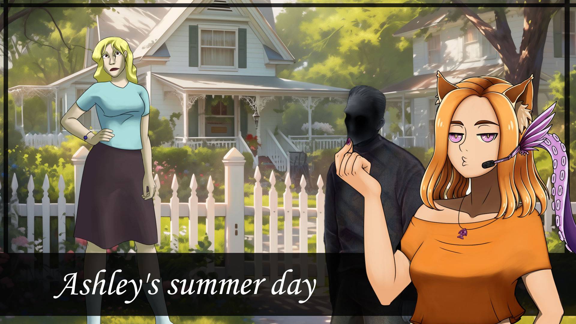 😐 Короткий день 🌺 || Ashley's summer day (Hybrid Visual Novel Jam)