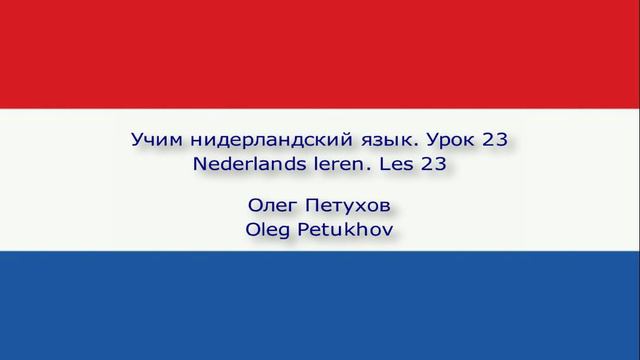 Учим нидерландский язык. Урок 23. Изучать иностранные языки. Nederlands leren. Les 23.