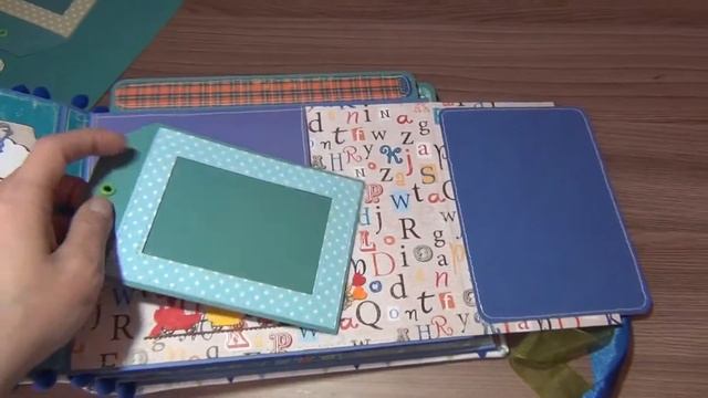 Альбом для мальчика. И снова Басик))). Скрапбукинг
