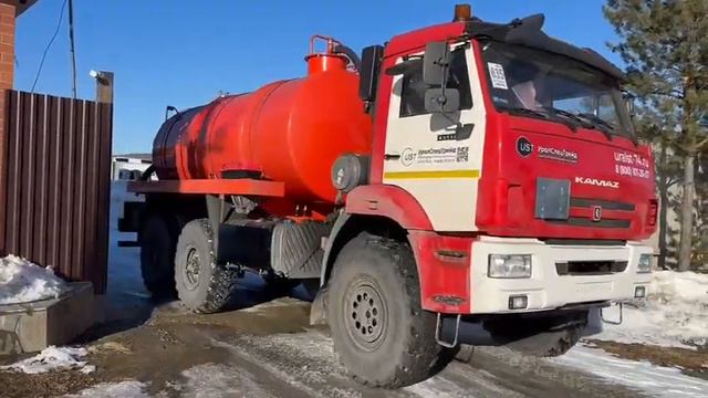 Отгрузка АКН-10 на шасси КАМАЗ 43118 (без спального места)