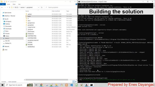 Getting started with Google Test (GTest) - Windows 10
