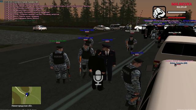 НАШ КОРТЕЖ БРАТВЫ ОСТАНОВИЛИ ДПС ПРЯМО НА  ГРАНИЦЕ! НАЙДУТ ЧТО ТО? GTA:CRMP С ГОЛОСОВЫМ ЧАТОМ!