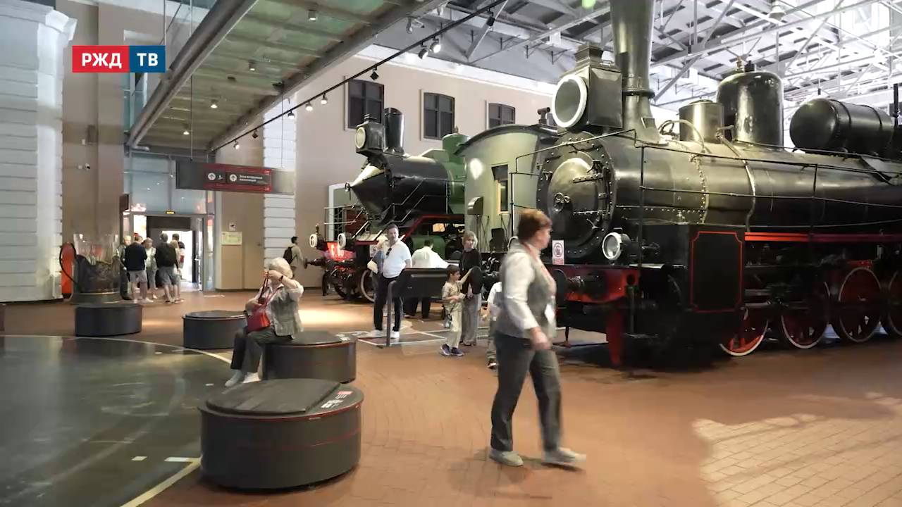 В Музее железных дорог России
