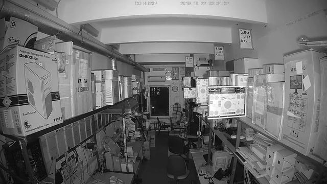 2Мп Купольная IP камера CO RD23P  Офис ночь  WIDE TELE