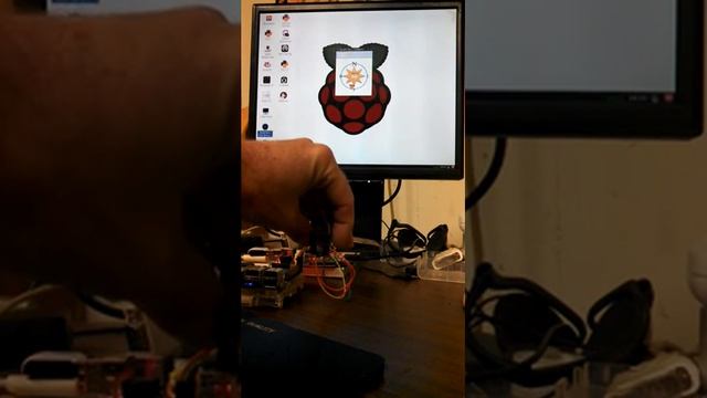 LSM303 Compass Board w/html5 animation on Raspberry Pi