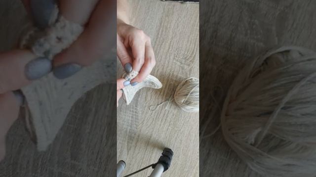 Мотив тругольный для пледа
