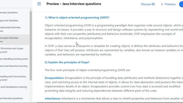 Explain Object Oriented Programming in java || Core Java Interview Question