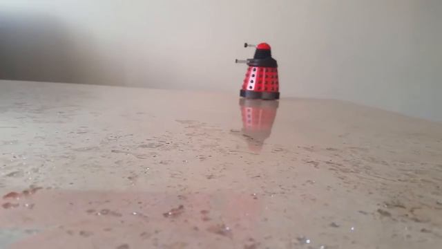 Wow Stuff Doctor Who Battery Operated 4'' Red Desktop Exterminate Sound Dalek
