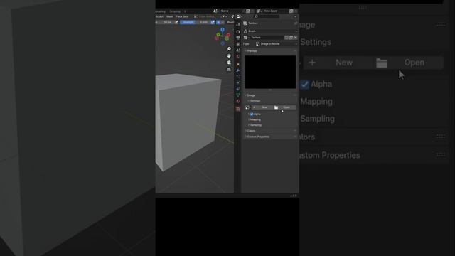 Sculpting_With_Textures_In_Blender_#blender3d_#blendertutorial#shorts