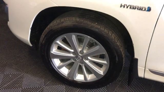 White 2012 Toyota Highlander Hybrid Limited Review Edmonton Alberta - Lexus of Edmonton