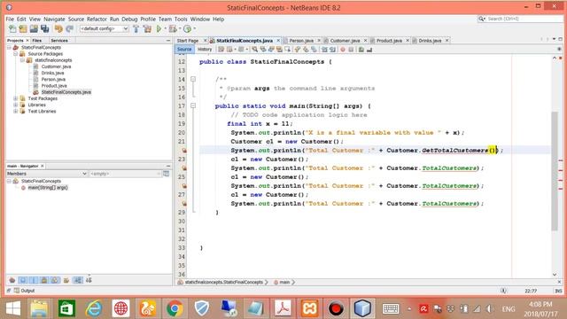 Static Final Concepts in Java - Java Programming - part 23 - Urdu/Hindi