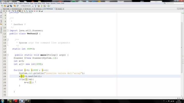 Tutorial java ita lezione 19 - Array - Max (2)