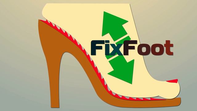 Облегчающая стелька FixFoot для обуви на высоком каблуке.