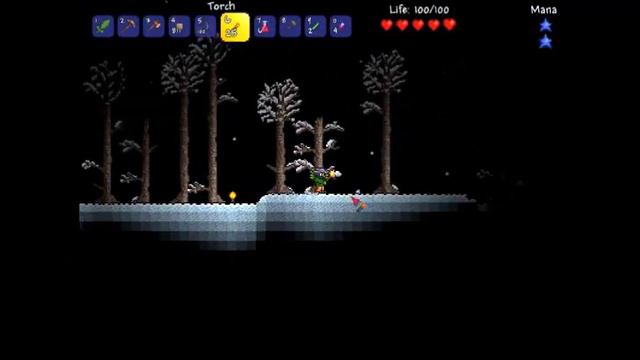 Miki's Terraria Adventures Part 4:Putting Torches In Place