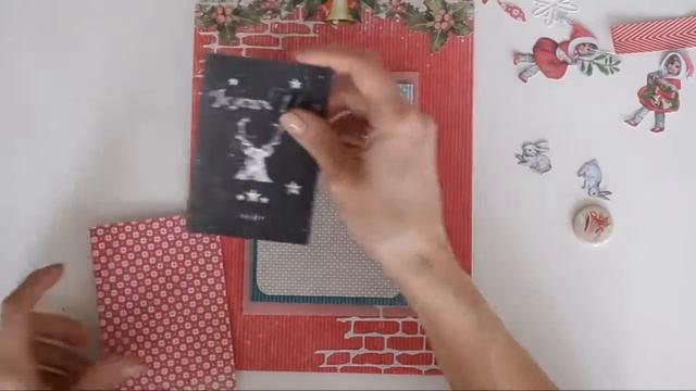 Новогодняя фоторамка для Bee Shabby