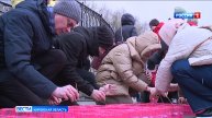 Кировчане выложили свечами огненные картины войны