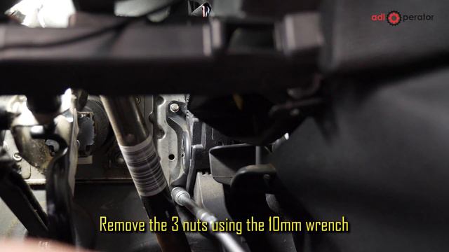 Accelerator Pedal - removing and refitting Peugeot 308, 307, 207, 301, Citroen C2, C3, DS3