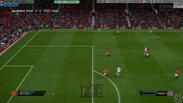 FIFA 14 || UEFA Champions League || Manchester United vs Bayern Munich (1/4; Ida)