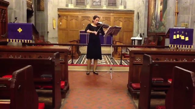 Prelude by Arcangelo Corelli A-dur, from Preludes&Vollentarys, 1705, A.Kalinina - baroque vn.