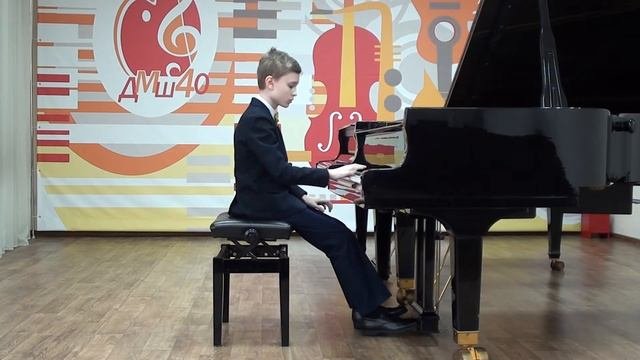 Митасов Борис ДМШ 40 Ф. Мендельсон Песня без слов    соч.102 4