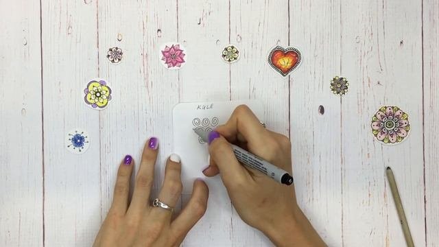 Как нарисовать тангл Kule
