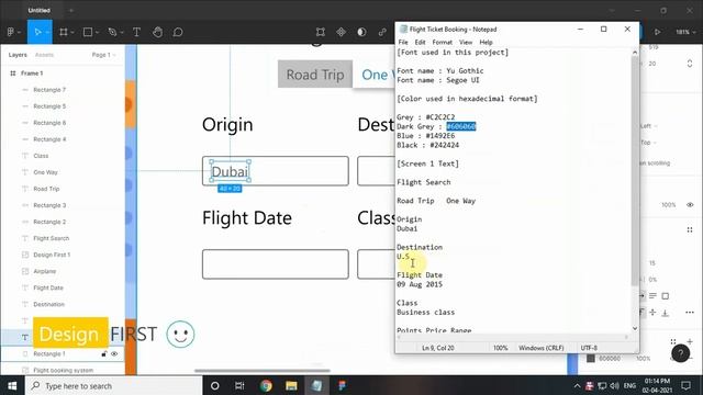 Flight Ticket Booking App Design in Figma | Booking App Design in Figma | Figma Tutorial