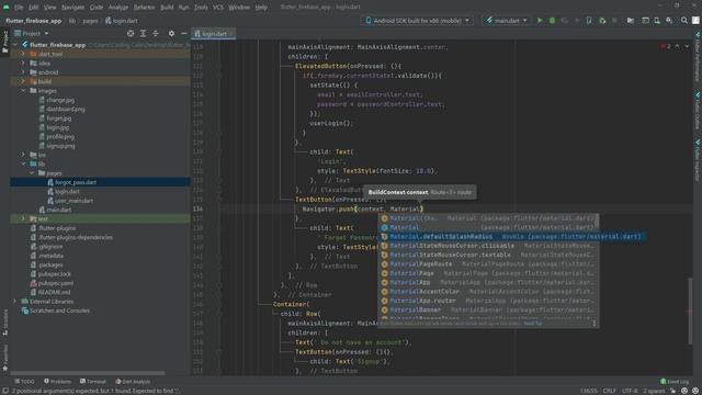 Flutter Firebase Login with Email and Password App Tutorial - Flutter 2.5 Null Safety Full Course