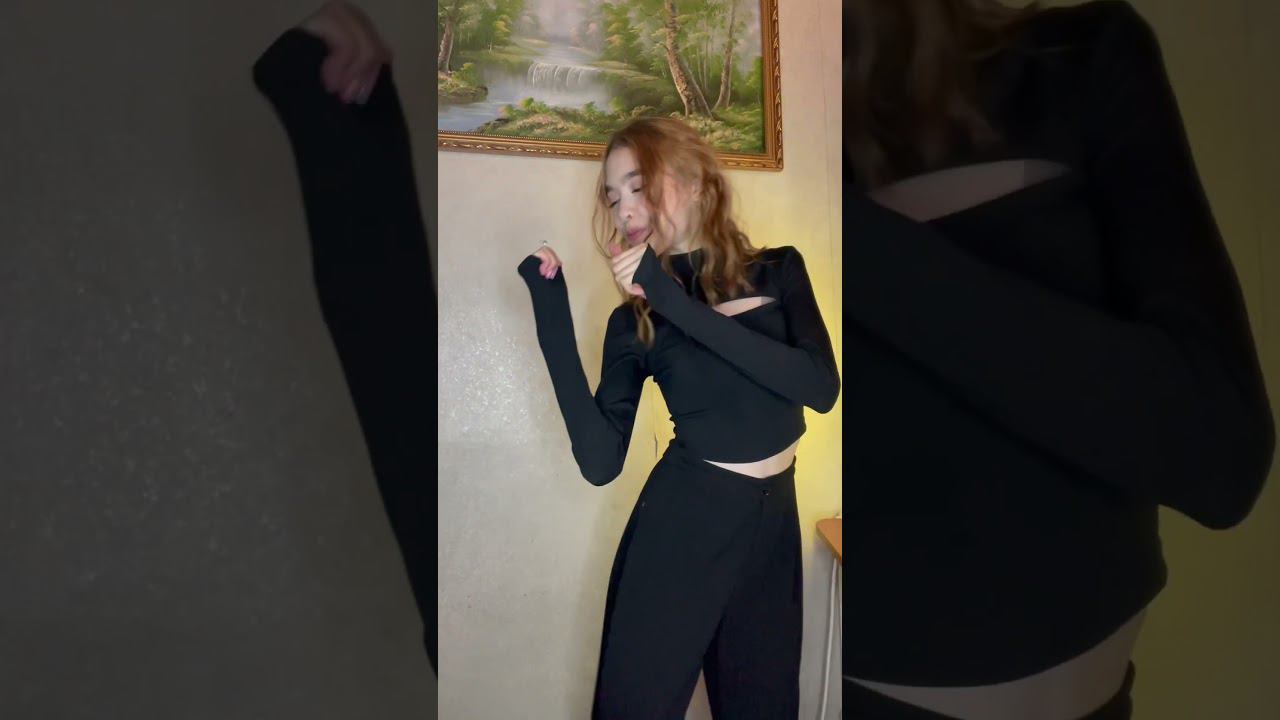 black outfit