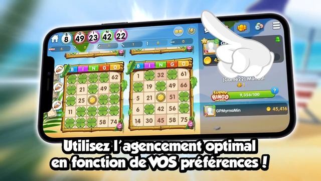 FR - GamePoint Bingo - Card Selector & Chat Layout