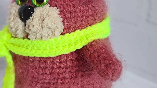 Кот Колобок (Вязаные игрушки, Вязаный Котик)