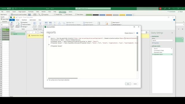 'Exception of Type 'microsoft.mashup.engine.interface.resourceAccessForbiddenException' was thrown'