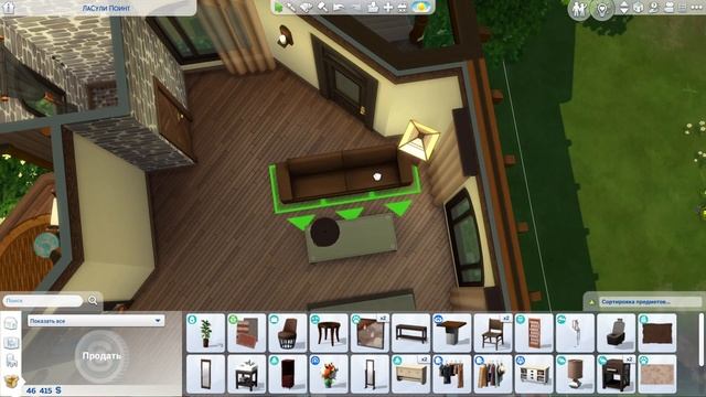 Небольшой домик с каменной кладкой | NO CC | Basic house | Строительство [The Sims 4]