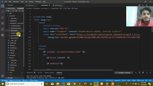 Record keeping software using Django | Part-5 | STATIC FILES AND IMAGES