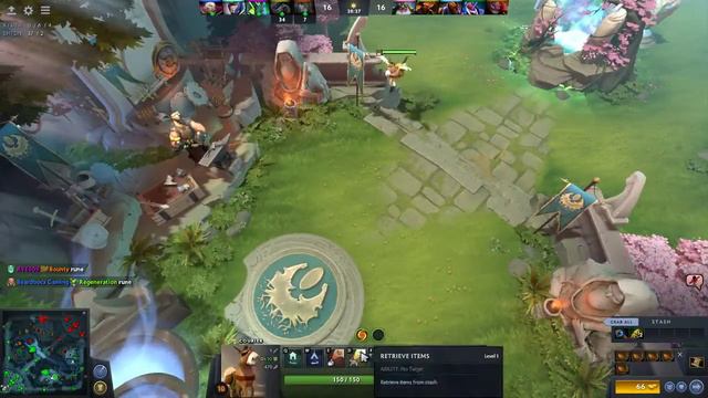 Dota 2: Necrophos (with Invoker, Luna, Bristleback & Drow Ranger)