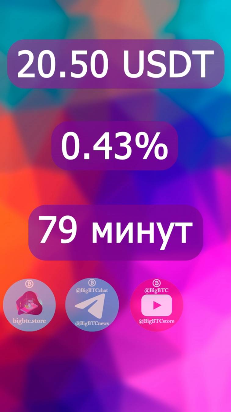+2050 рублей | Связка +0.43% #арбитраж с @BigBTC