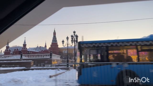 Автопрогулка по холодной Москве