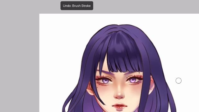 Attempting to DRAW & ANIMATE HAIR in IBISPAINT X | Animating Raiden Shogun Genshin #genshinimpact