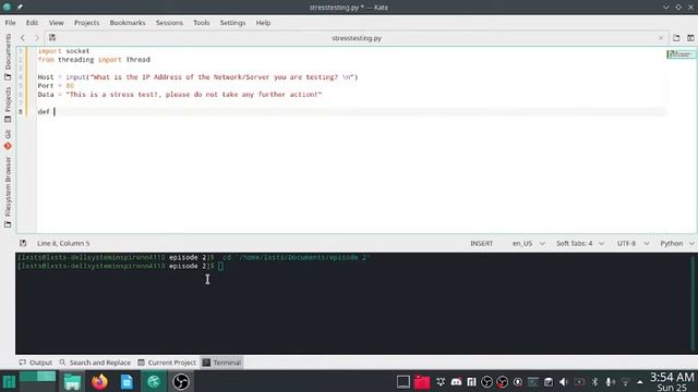 02 - Stress-testing application (UDP Protocol)