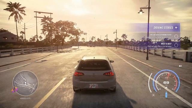 Volkswagen Golf 7 GTI stock - Need For Speed Heat