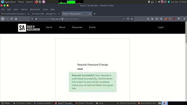 Account Takeover via Password Reset (Amharic)