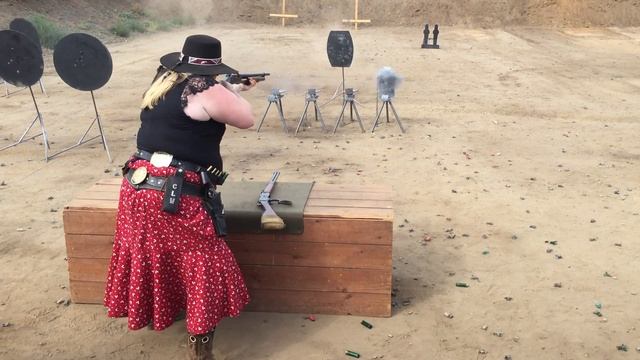 2015 SASS Western Divisional - Shootout - Crazy Little Woman and ?