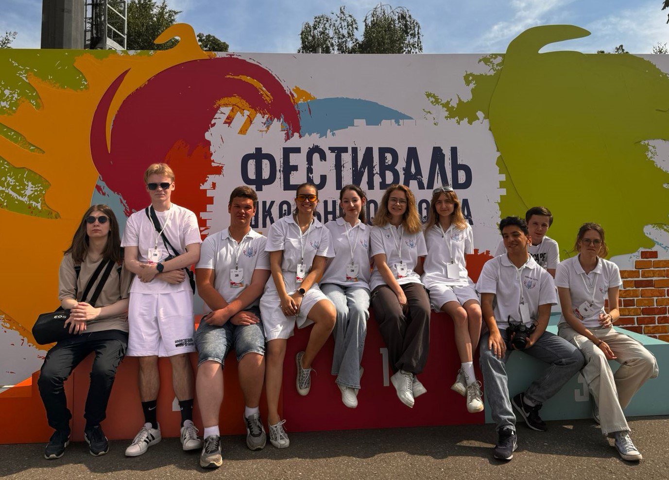 Работа корреспондентов Медиацентра на Фестивале школьного спорта в Лужниках!