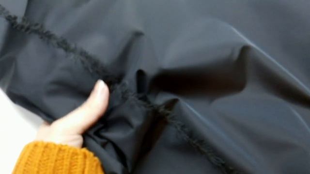 29-6848 Ткань плащевая глубокого черного цвета