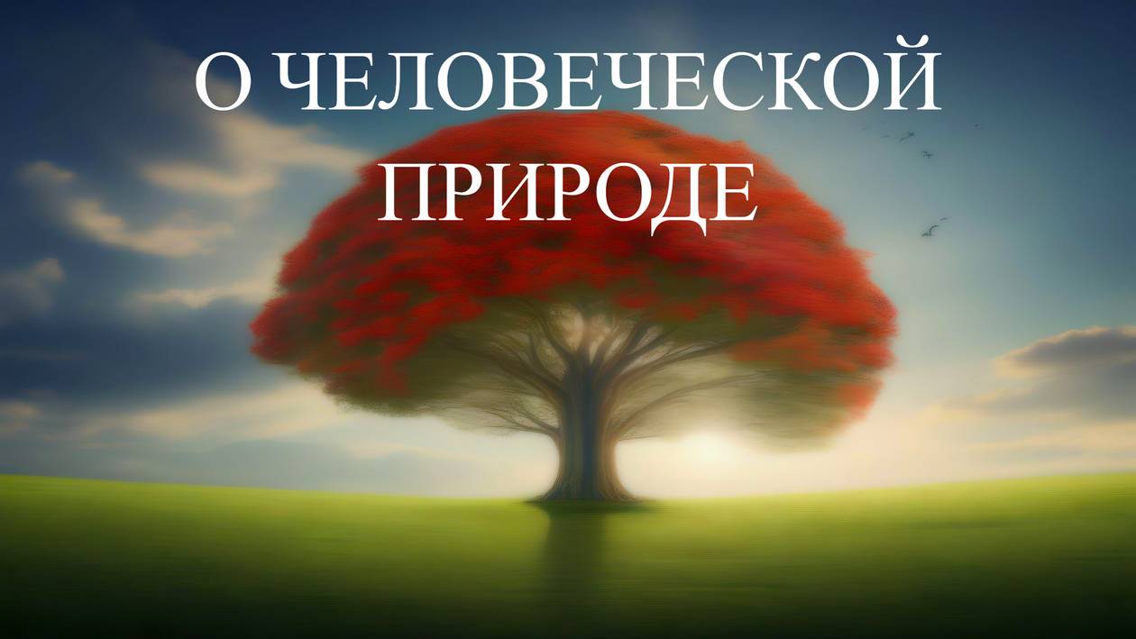 Суть человеческой природы. О человеческой природе.