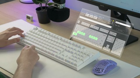 Тайпинг Dark Project KD1b + Gateron Red Optical