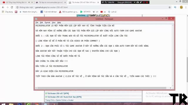 Hướng Dẫn Tải Và Cài Đặt Phần Mềm Giả Lập MicroEmulator Chơi Game Avatar 2D