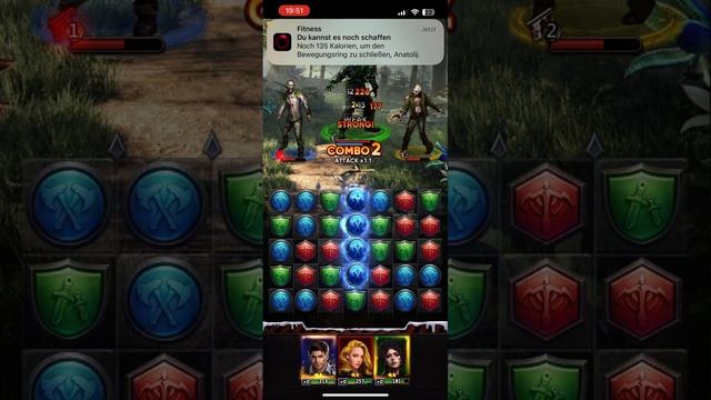 Start the Game „Puzzles & Survival“: Zombie, Save your girls from zombies and dinos